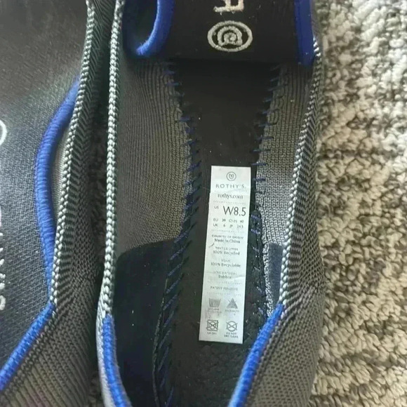 Rothy’s The Point shoe. Women’s size 8.5. Cloud Grey Birdeye. - Picture 6 of 9